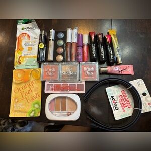Beauty Bundle: Garnier, Revlon, Elf, NYX, She, LAGirl, The Beauty Crop, Flower,